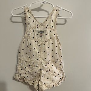 Baby girls vintage Osh Kosh overalls.